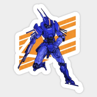 Jackrabbot Blue Orange Sticker